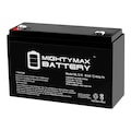 Mighty Max Battery 6V 12AH Battery Replaces York-Wide Light A2E1, APF12RF + 6V Charger ML12-6F2CHRGR162